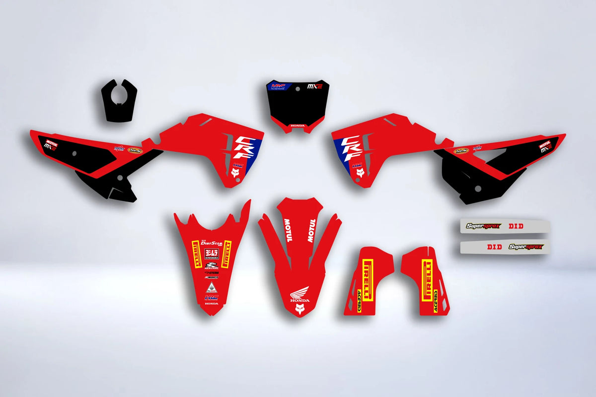 HONDA CRF 250 & CRF 450 2025-2026 graphics kit - THRAX