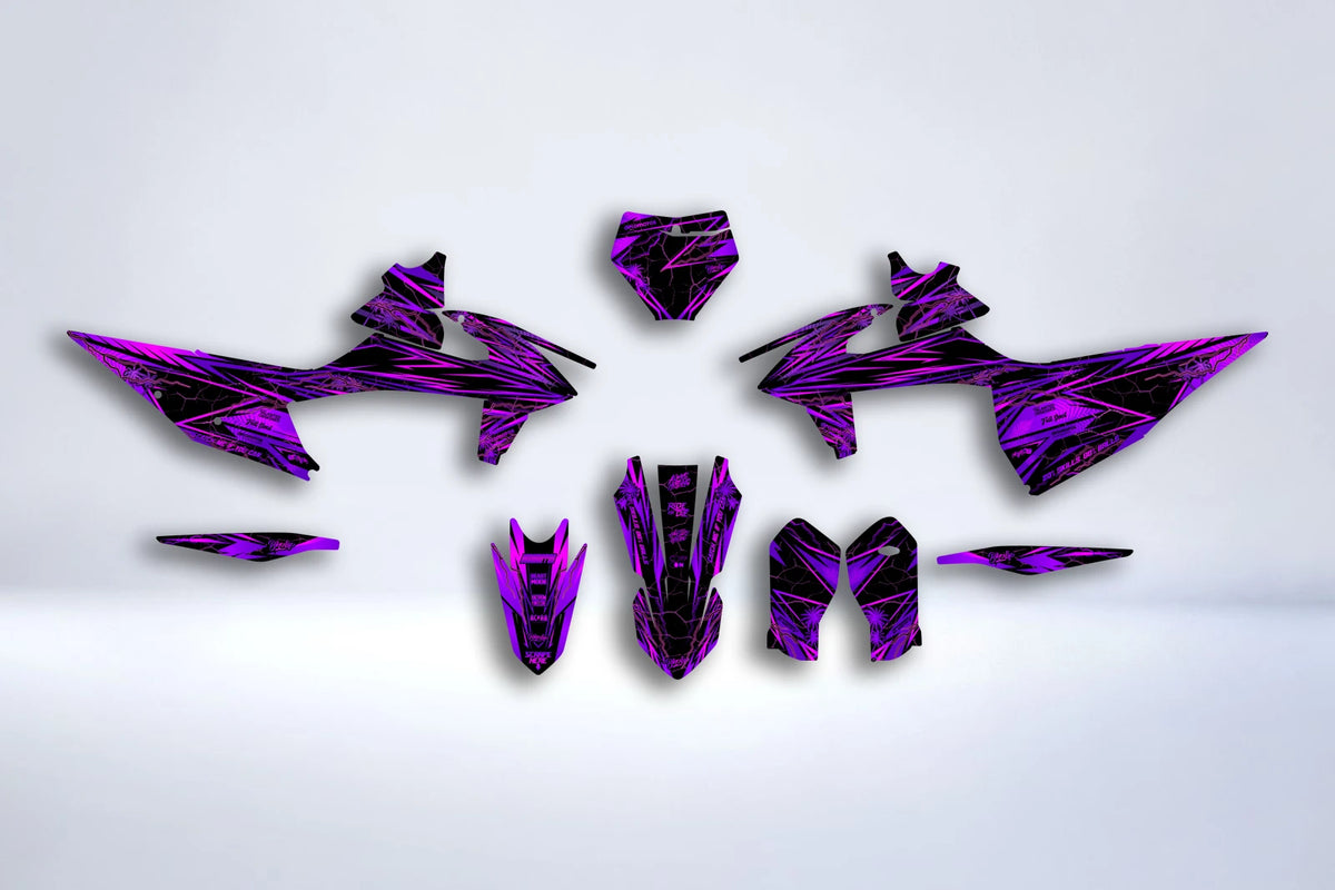graphics kit KTM EXC EXC-F SX SX-F 2019-2023 - LIGHTNING