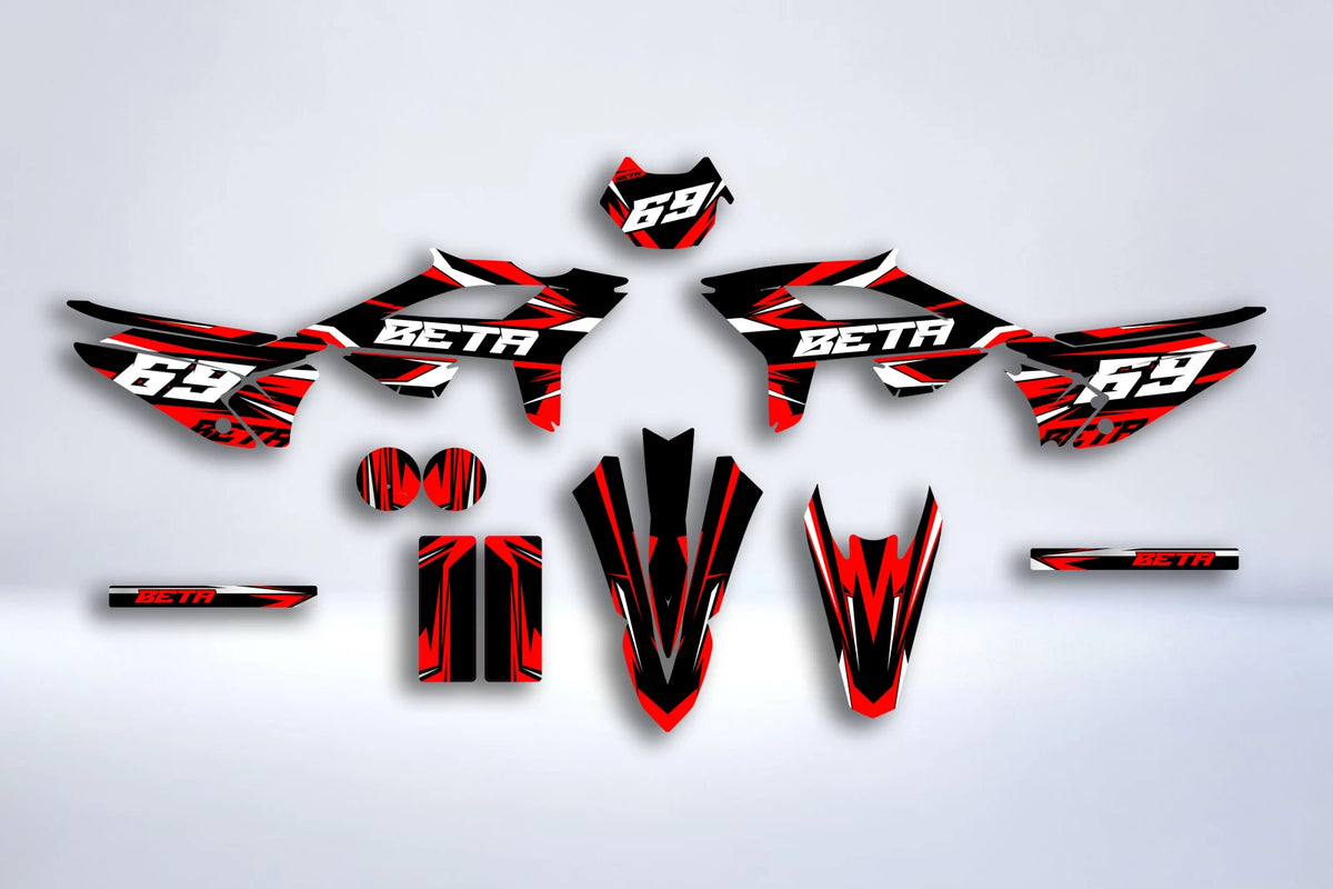 Beta 50 RR 2021-2025 graphics kit - ECLIPSE