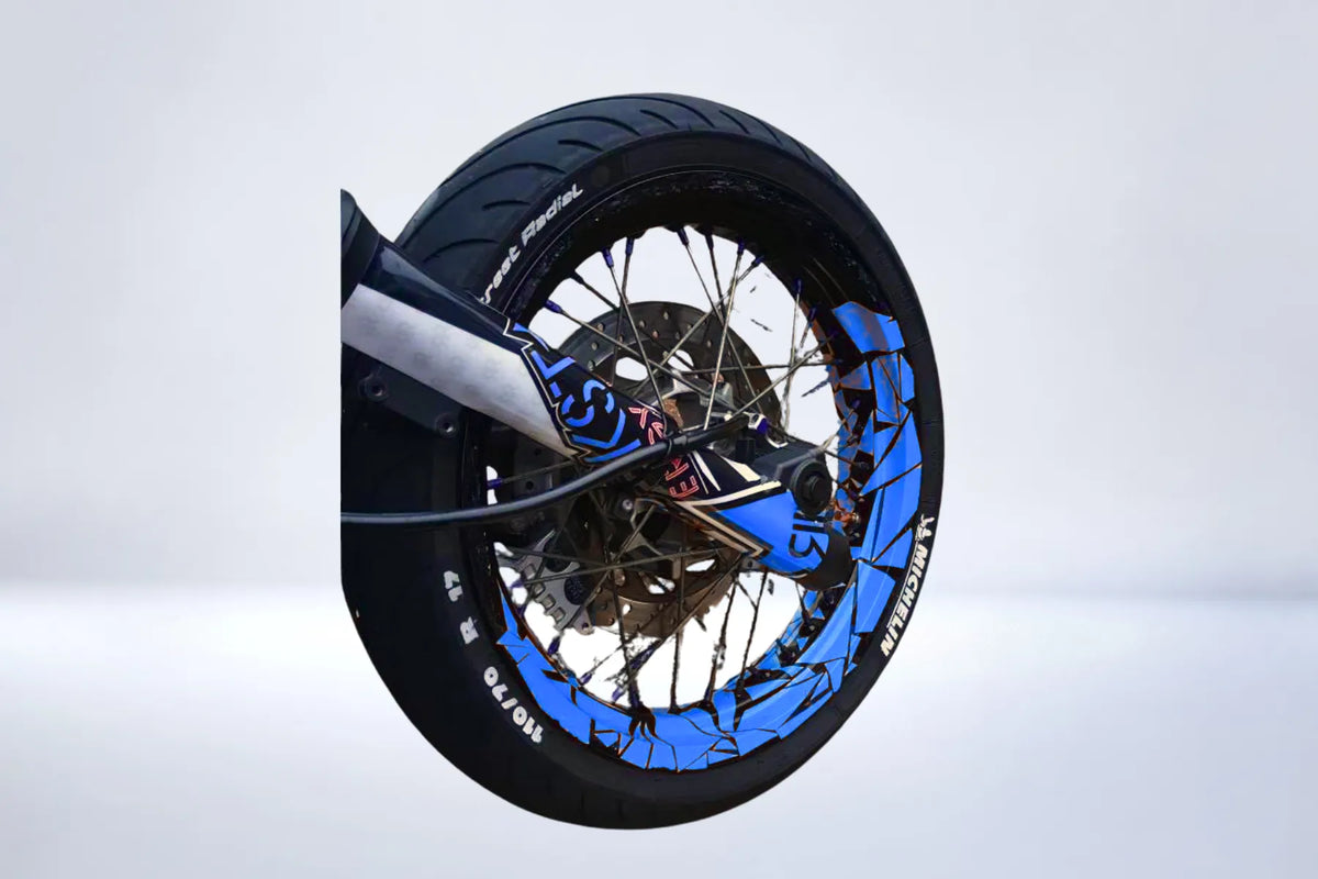 Half-Rim Triangle Stickers (for 2 rims)