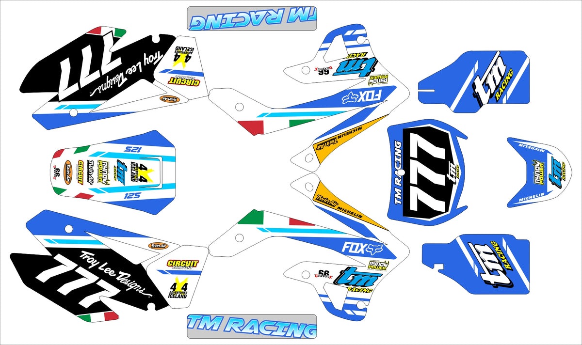 Dekor-Kit TM Racing EN 125-250-300-450 2008-2014 - SYNERA