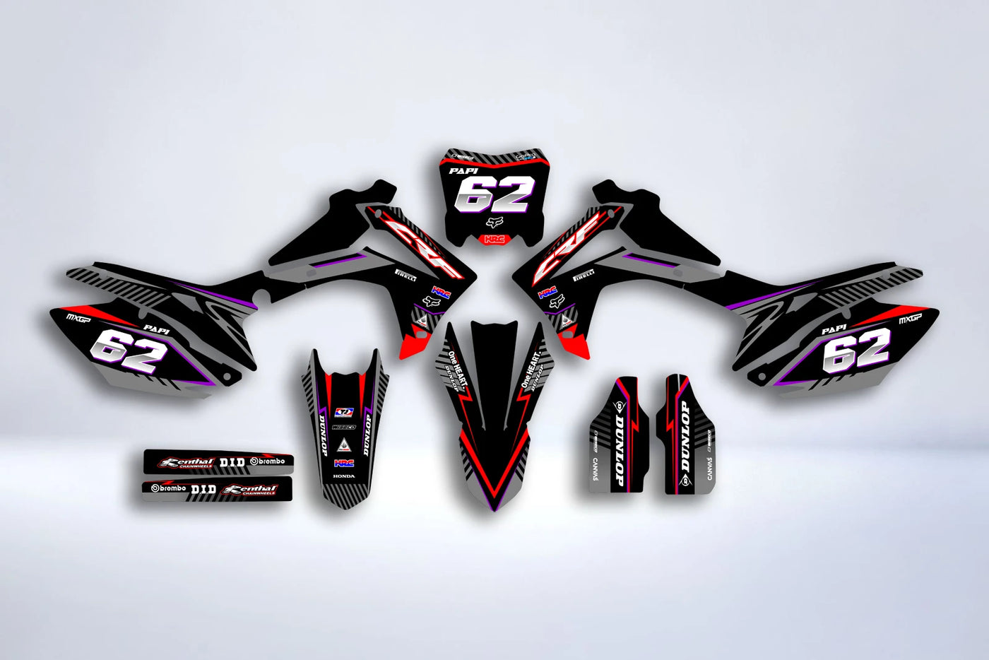 Kit déco HONDA CRF 250-450 2013-2016 - ZYNEXO