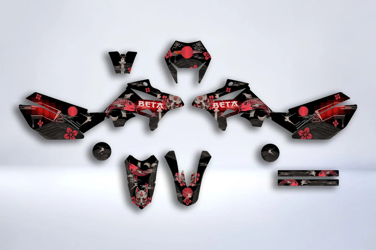 Dekor-Kit BETA 50 RR 2011-2020 - VERLAUF LILA
