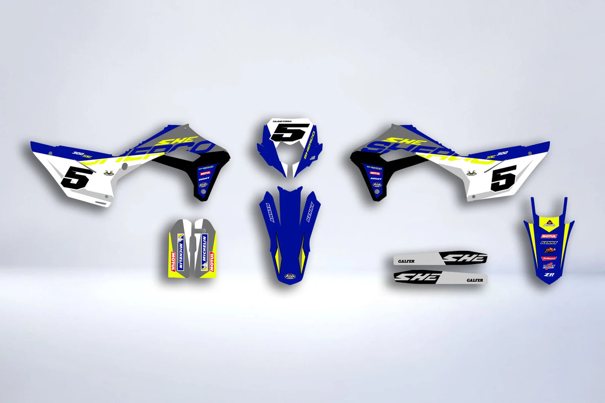 kit gráfico Sherco SE SEF 2017-2024 - VOLTRIX