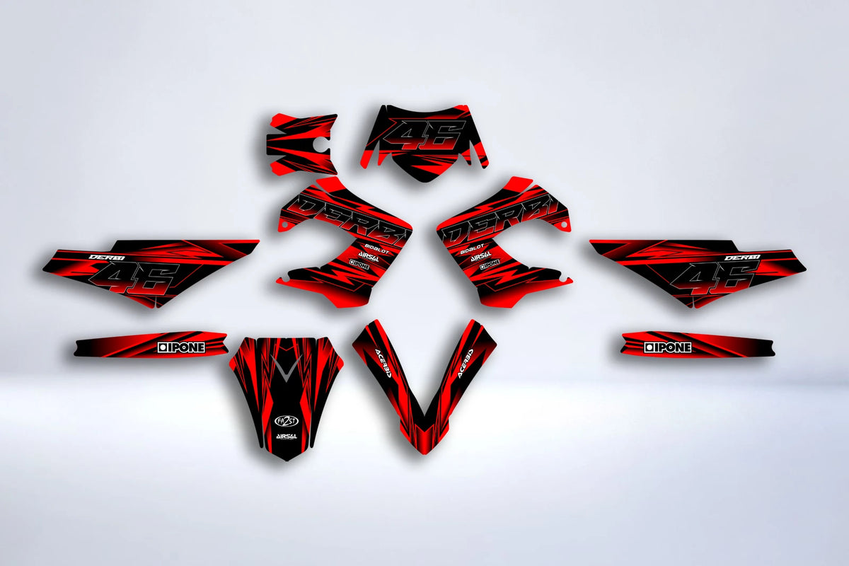 Kit Deco DERBI carénages Victoria Bull Tun'R - TORQXON