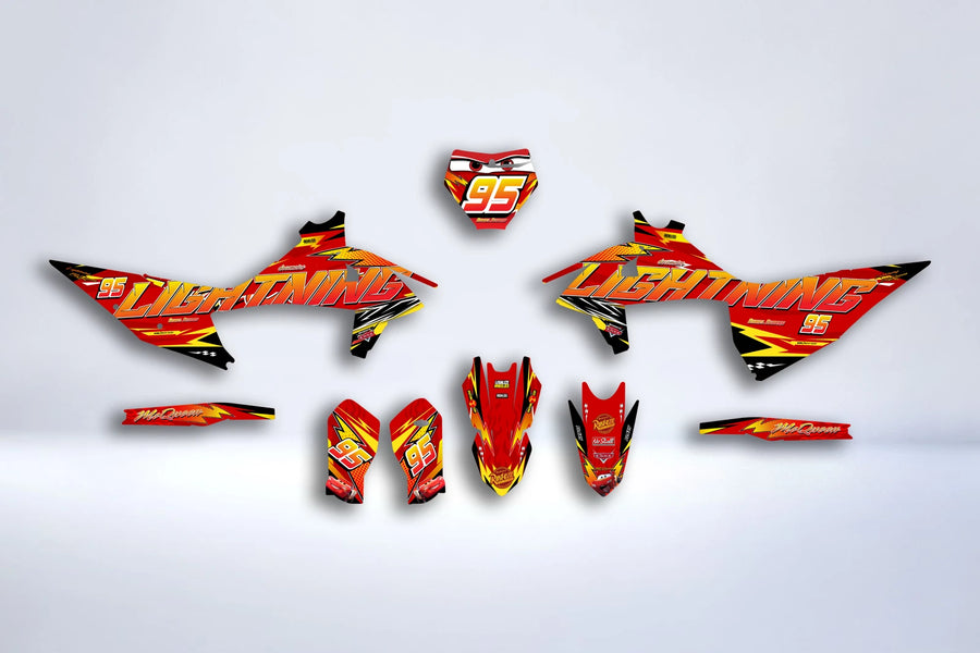 Dekor-Kit KTM EXC EXC-F SX SX-F 2019-2023 - LIGHTNING