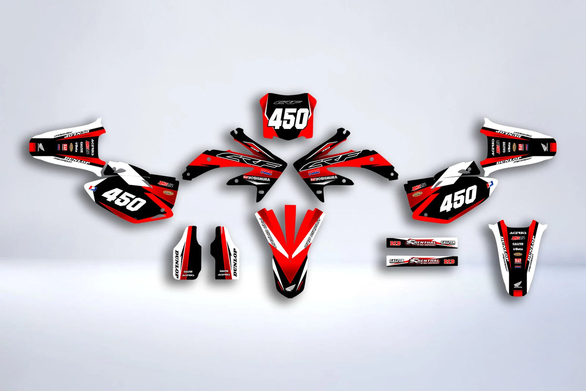 Graphics kit HONDA CRF 450 2005-2008 - VULTIX