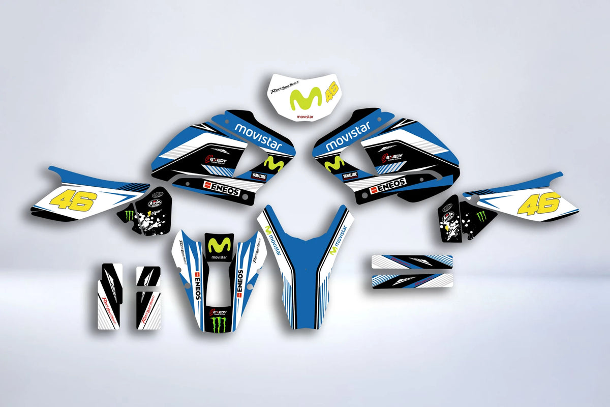 Kit Deco Yamaha DTR DTX 125 2004-2007 - MOVISTAR