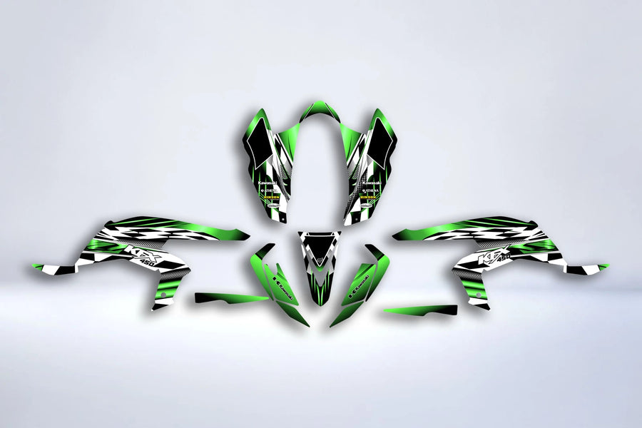 Kit grafiche KAWASAKI KFX 450 - DAMIER