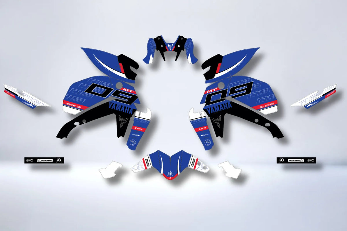 Kit Déco Yamaha MT 125 / MT 03 / MT 07 / MT 09 / MT 10 Semi-Personnalisé - RACE