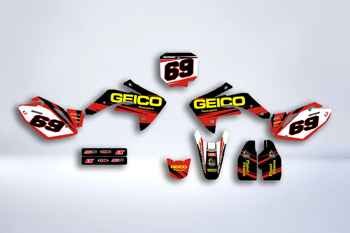 Kit de adhesivos HONDA CRF 150 2007-2018 GEICO