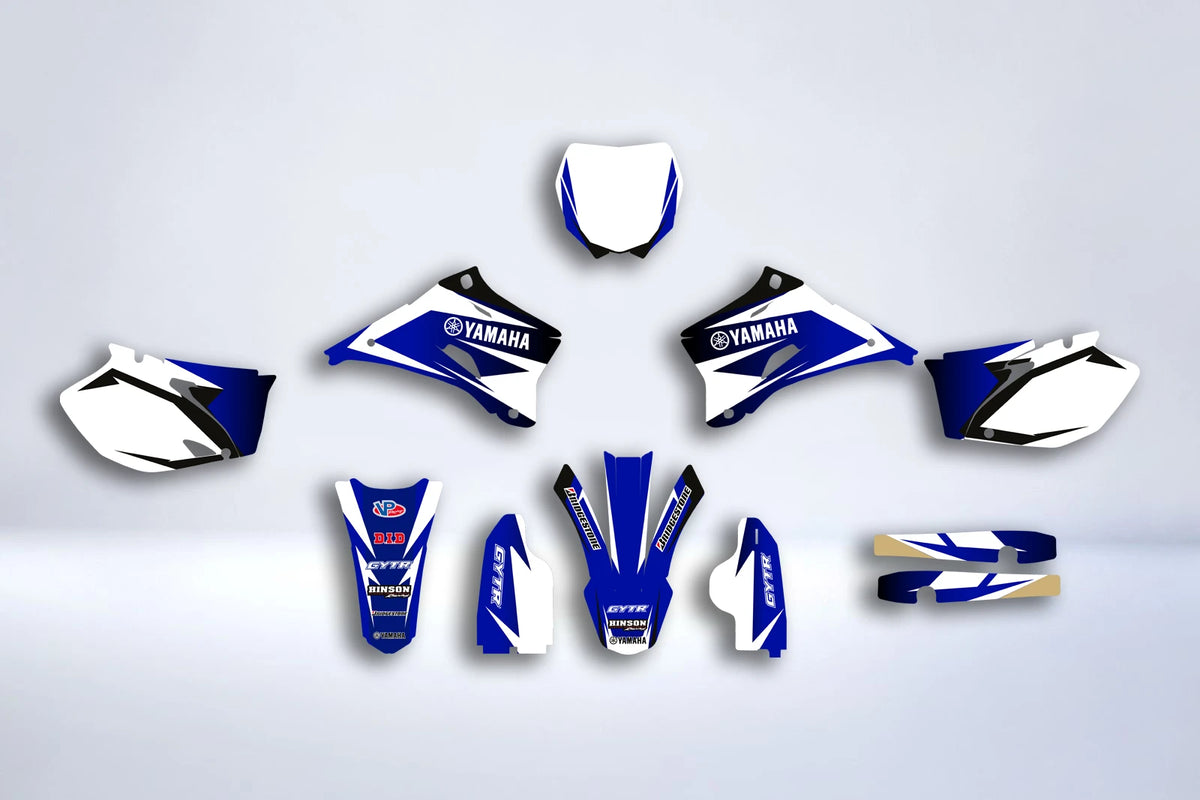 YAMAHA YZF 250-450 2006-2009 Decal Kit - ORIGINAL BLUE