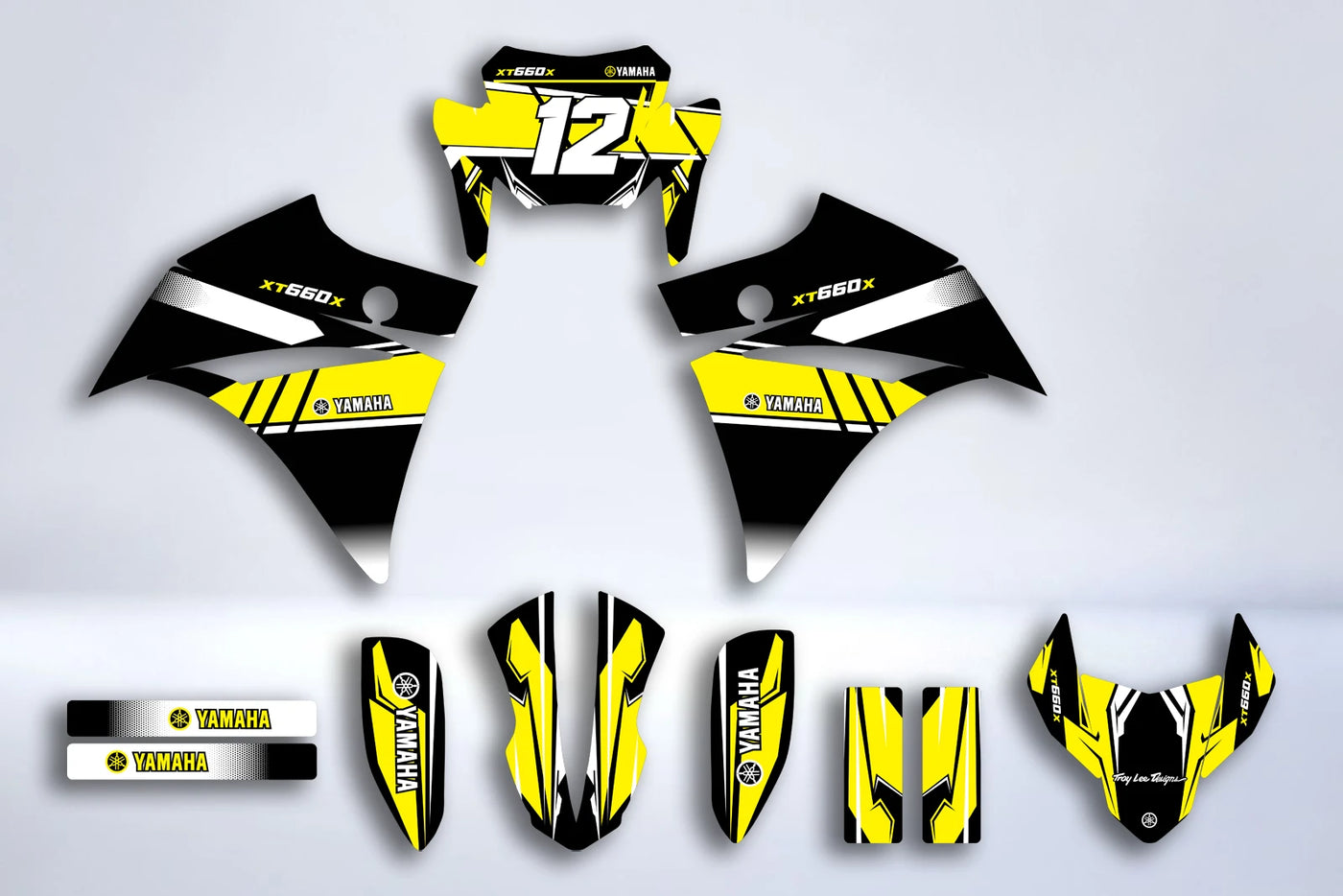 Kit déco YAMAHA XT 660 AVANT 2006 - ANNIVERSARY