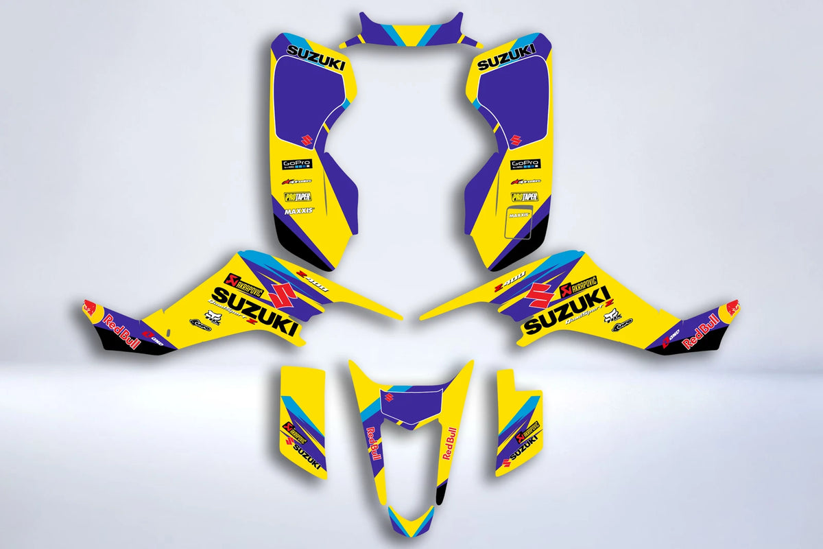 graphics kit SUZUKI LTZ 400 2003-2008 - YELLOW (carburetor model)