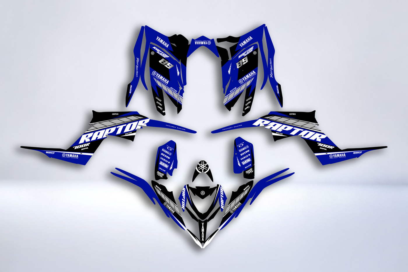 kit grafiche Yamaha 700 Raptor 2013-2025 - ZORIX