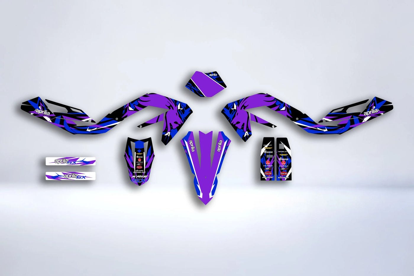 Kit decorativo Aprilia SX 125 2005-2015 - LION ORIGINE PURPLE