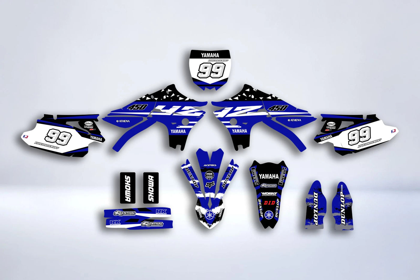 Dekor-Kit YAMAHA YZF 450 2010-2013 - ORIGINAL