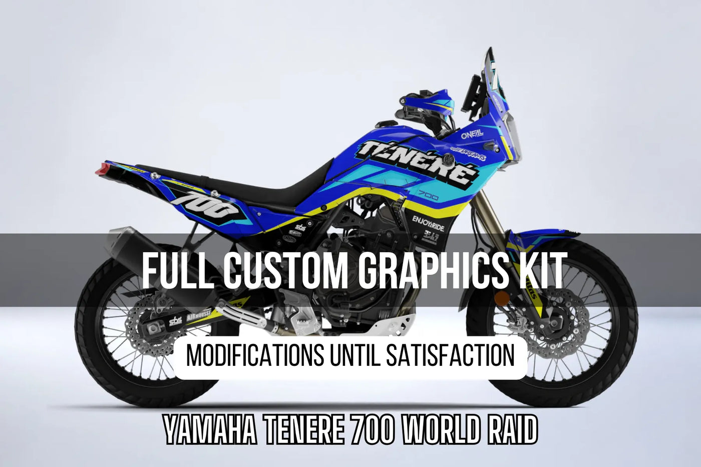 Kit Déco YAMAHA 700 TENERE WORLD RAID 100% personnalisé
