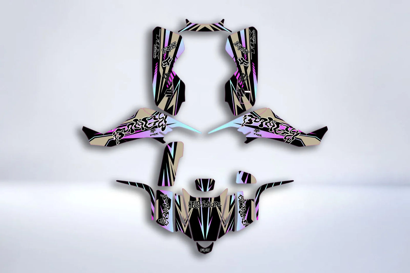 Dekor-Kit SUZUKI LTZ 400 2003-2008 (Vergasermodell) - FOX