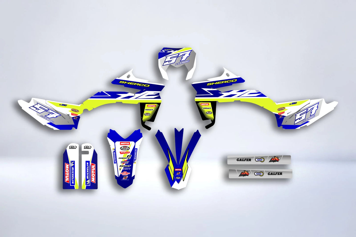 Kit Déco Sherco SE-R / SM-R 50cc - ORIGINAL