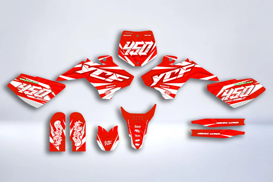 Kit grafiche YCF Start 88 - ABYSS ROSSO