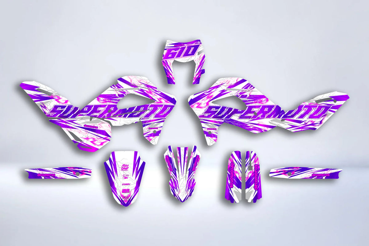 Graphics kit HUSQVARNA 610 SM / 630 SMR 2005-2010 - LIGHTNING