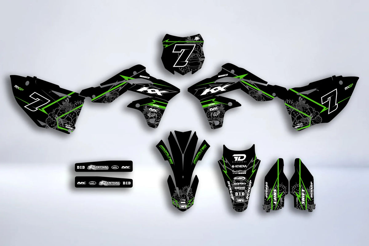 kit gráfico KAWASAKI KXF 250 2013-2016 - VORTREX