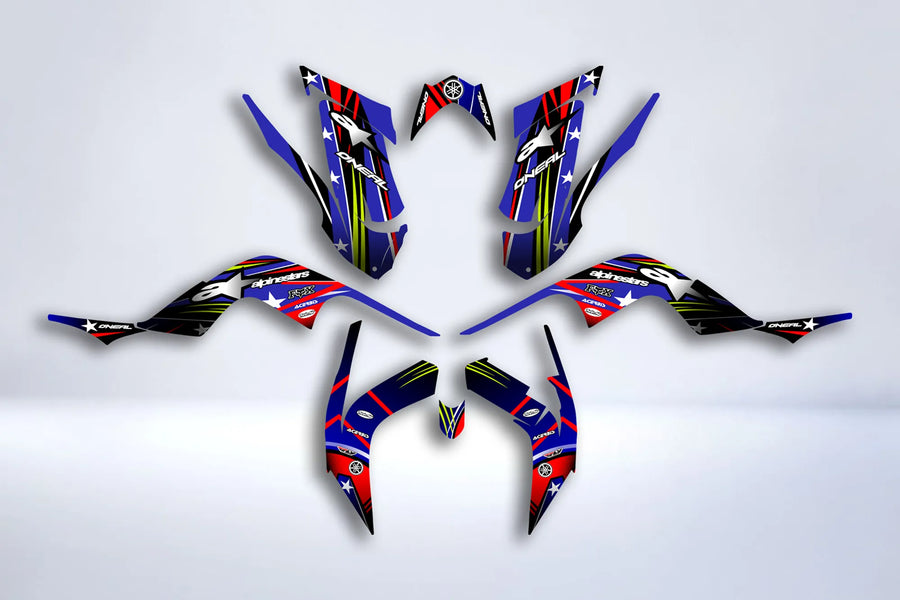 Kit grafiche Yamaha YFM 700 RAPTOR 2006-2012 - ALPINESTAR