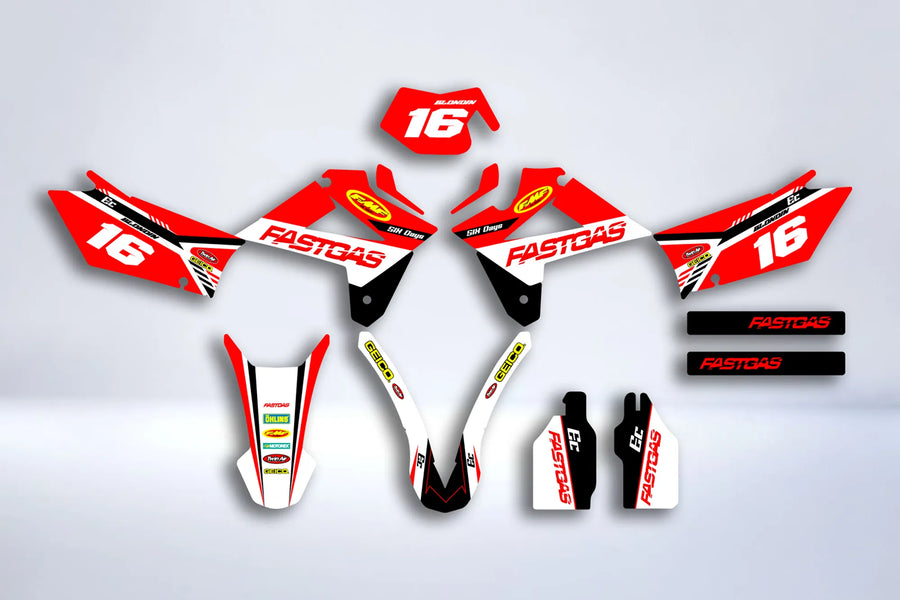 Kit grafiche GAS GAS EC 2007-2009 - SHREDD