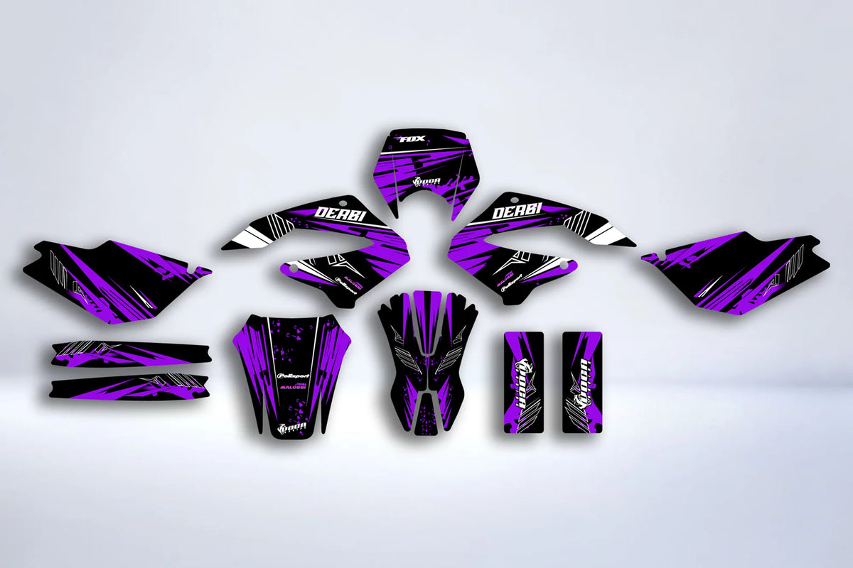 kit gráfico DERBI Senda SM 125 Baja ROSA