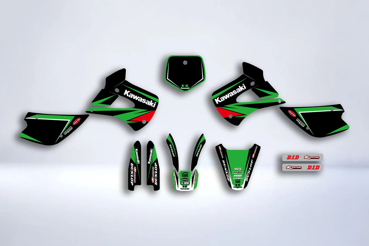 Kit Deco KAWASAKI KX 85-100 1998-2013 - GREEN