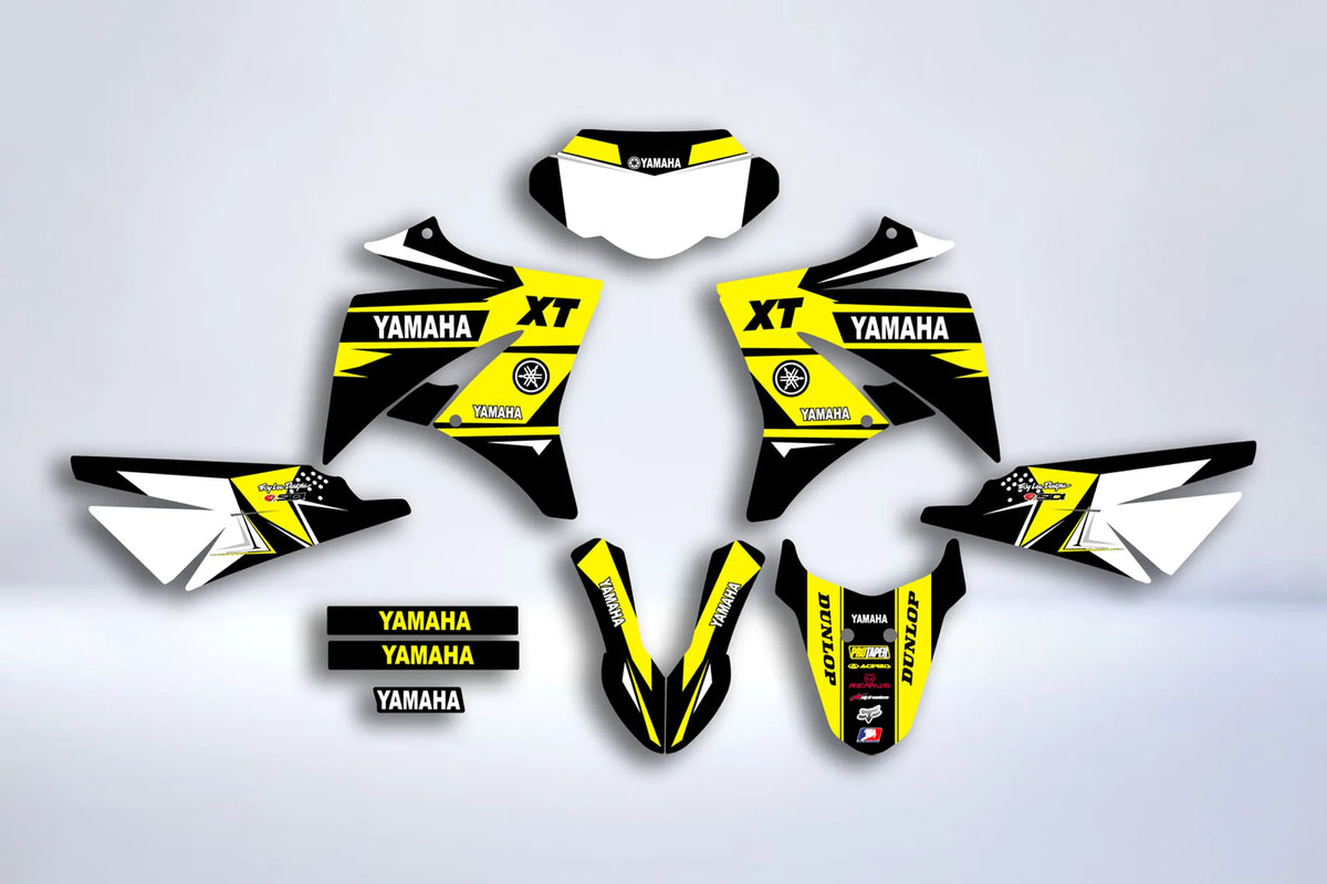 Kit déco YAMAHA XT 125 - YELLOW