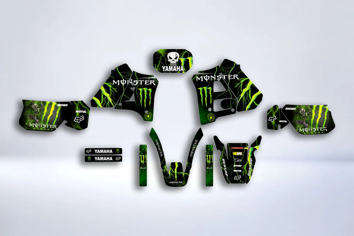 Kit Déco Yamaha DTR 125 1992-2003 - BLACK MONSTER