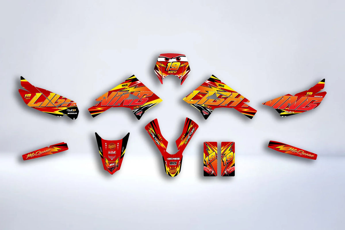 Kit Déco DERBI X-TREME / RACING 2011-2017 - LIGHTNING