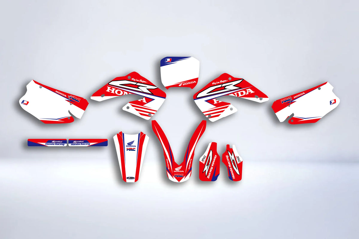 Kit Déco HONDA CR 125-250 2000-2001 - RED BLUE