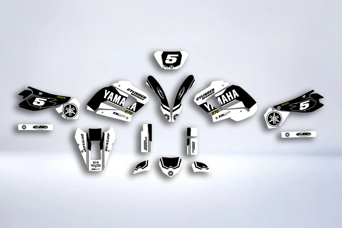 Kit de adhesivos Yamaha DTR DTX 125 2004-2007 - B&W