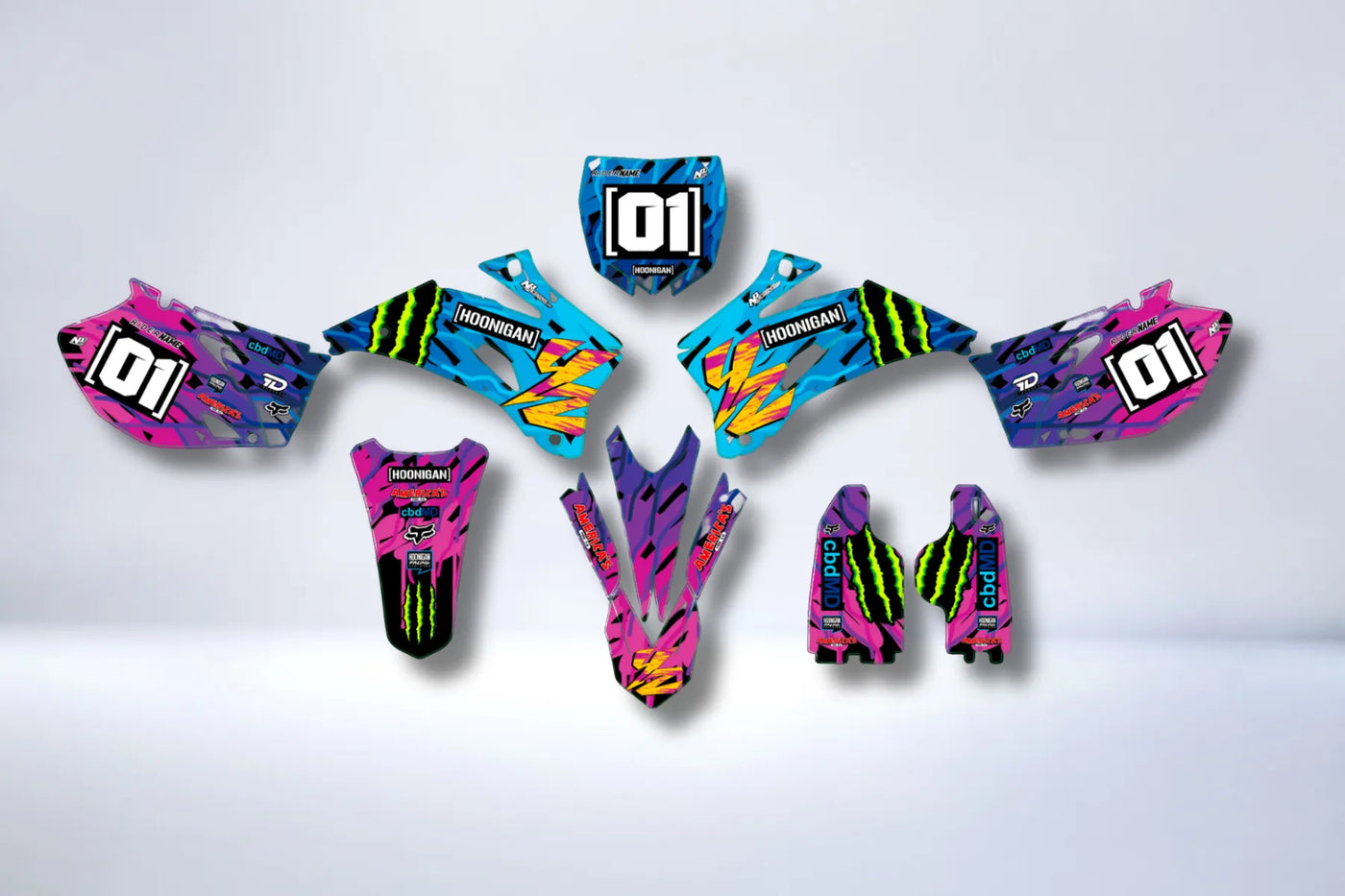 Kit Déco MONSTER – Yamaha YZF 250/450 2006-2009