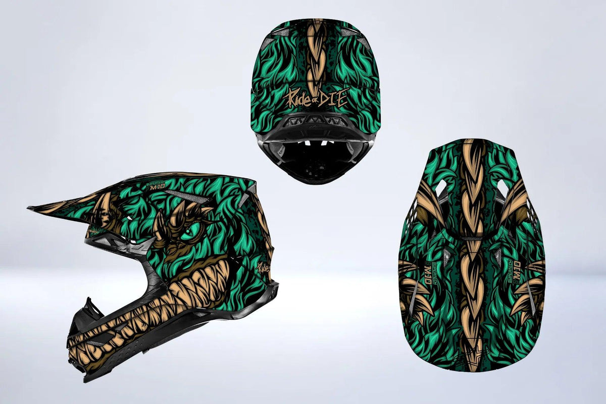 Dragon- kit gráfico Casco