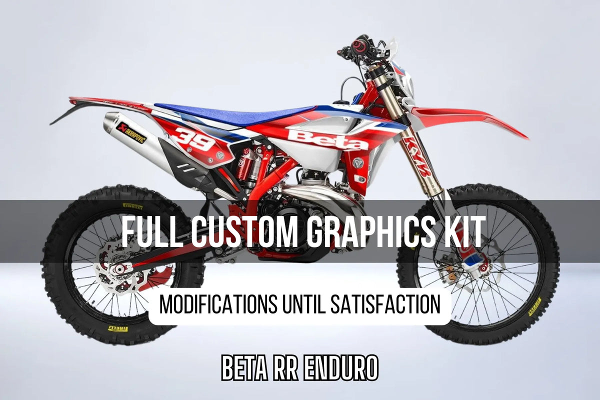 BETA RR Enduro 100% custom graphics kit