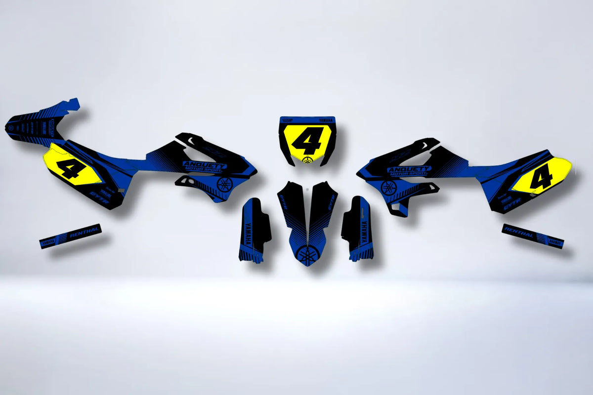 Kit Déco Yamaha YZ 85 2022-2025 - BLACK & BLUE –