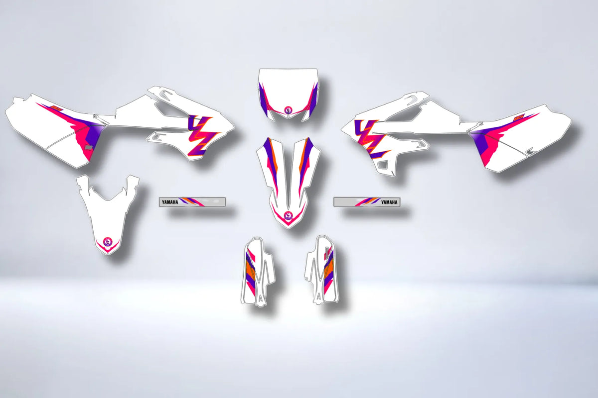 Kit Déco Yamaha YZ 85 2022-2025 - ORIGINE ROSE
