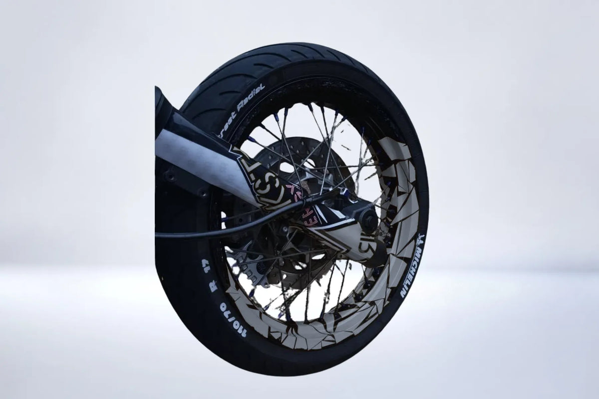 Half-Rim Triangle Stickers (for 2 rims)