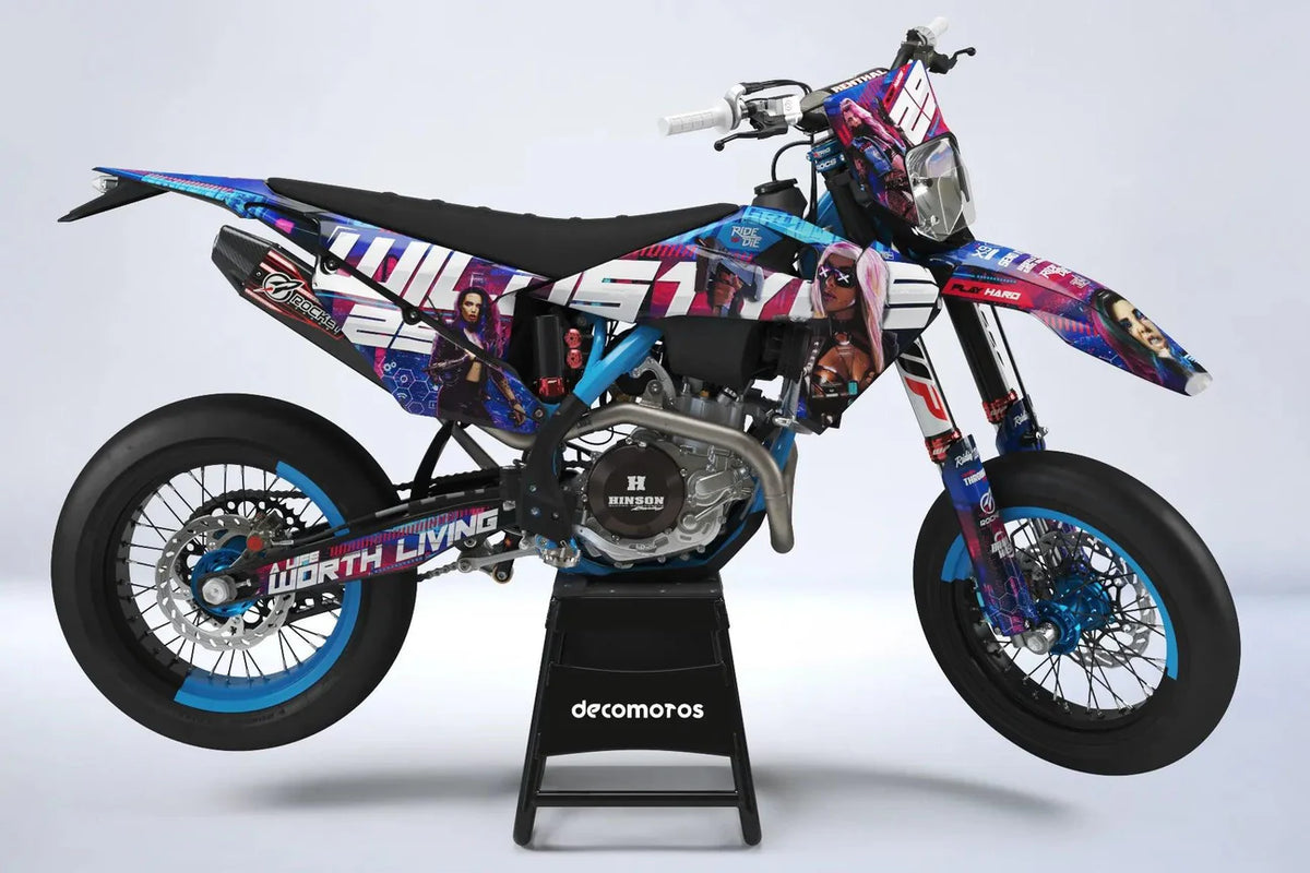 Night - Kit déco YAMAHA YZ/YZF/WR/WRF/TTR/DTR/DTX/XT660