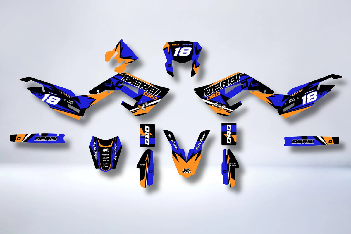 Dekor-Kit DERBI X-TREME / RACING 2018-2024 - AERO