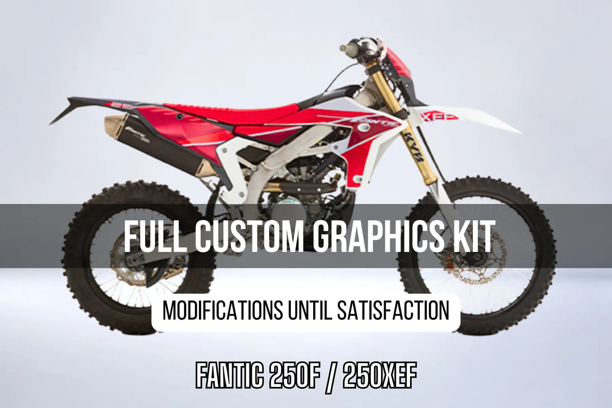 FANTIC 250 / 450 XEF 100% custom graphics kit