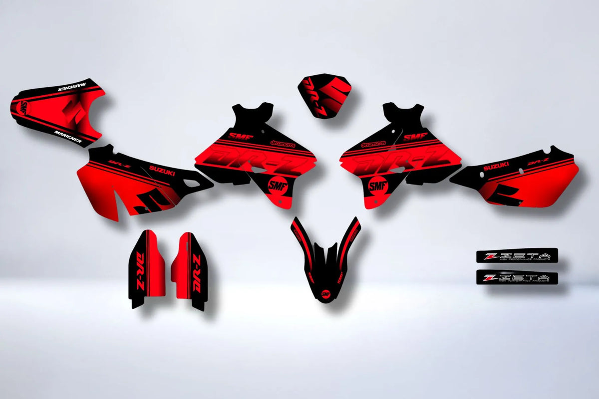 RED graphics kit – Suzuki DRZ 400