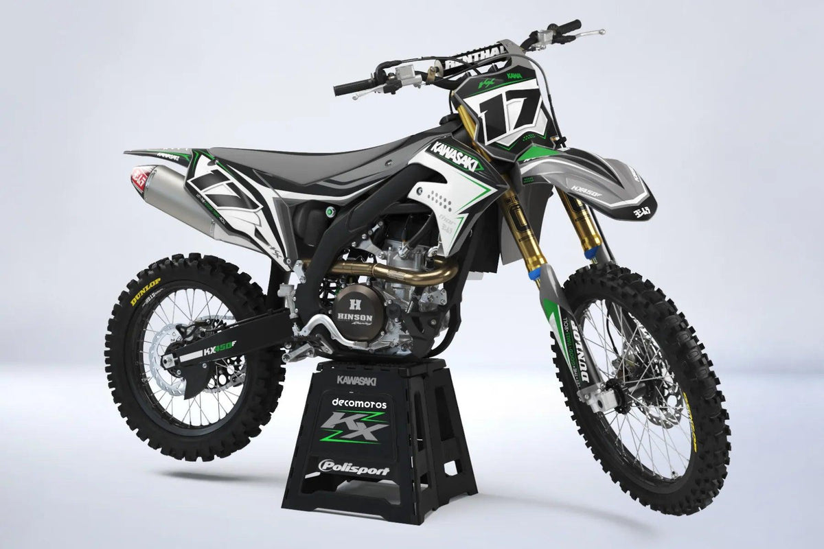 Kit Déco Kawasaki KXF 250 2021-2024 & KXF 450 2019-2023 - Vortex
