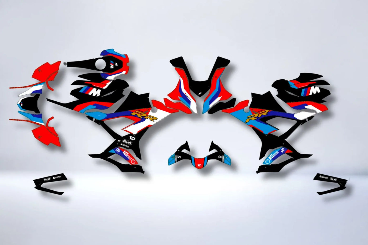 Kit Déco BMW S 1000 RR 2019-2022 - TRICOLOR