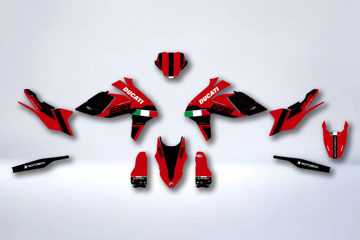 Graphics kit Ducati Hypermotard 698 Mono - BLACKROSSO