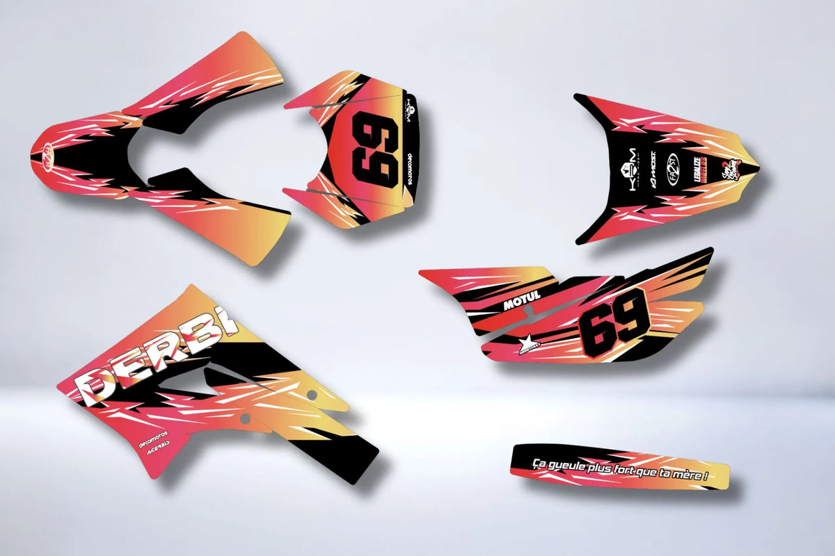 DERBI X-TREME / RACING 2011-2017 Deco Kit - GRADIENT